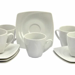 Null 6er Set Espressotasse 10cl Mit Untertasse 12cm Silver Night 17