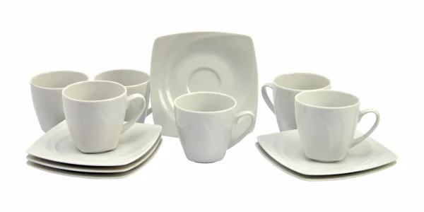 Null 6er Set Espressotasse 10cl Mit Untertasse 12cm Silver Night 6