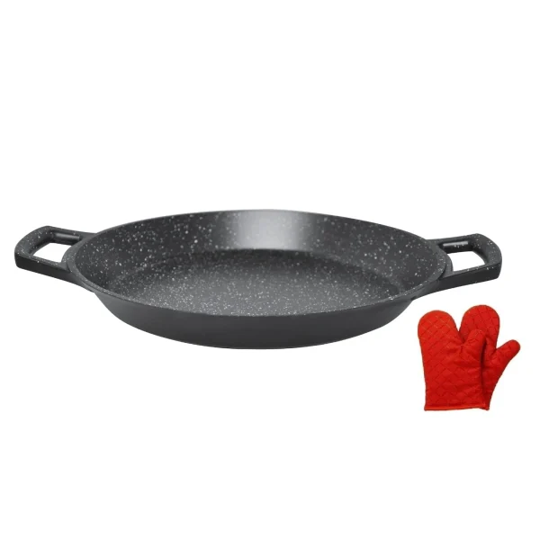 Null 36 Cm Paella-Pfanne Bräter Bratpfanne Servierpfanne Schmorpfanne Induktion 1