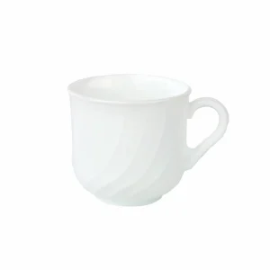 Null 12er Set Kaffeetasse 23,5 Cl Mit Untertasse 15,5cm Ebro Aus Opal-Hartglas 21