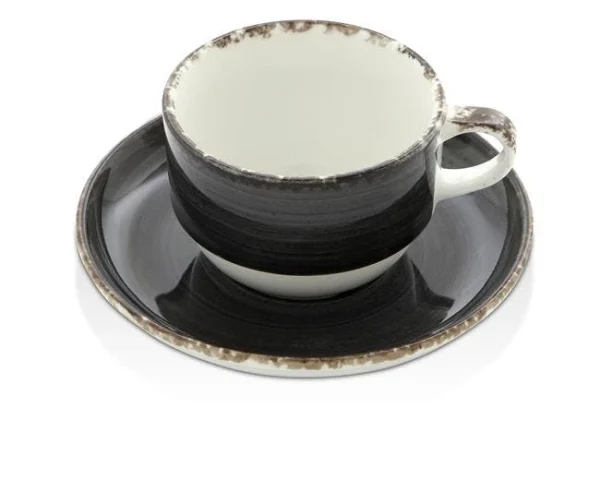 Null Tasse Onyx Mit Untertasse 230 Ml (6 Stück) Von CHEFGASTRO 3