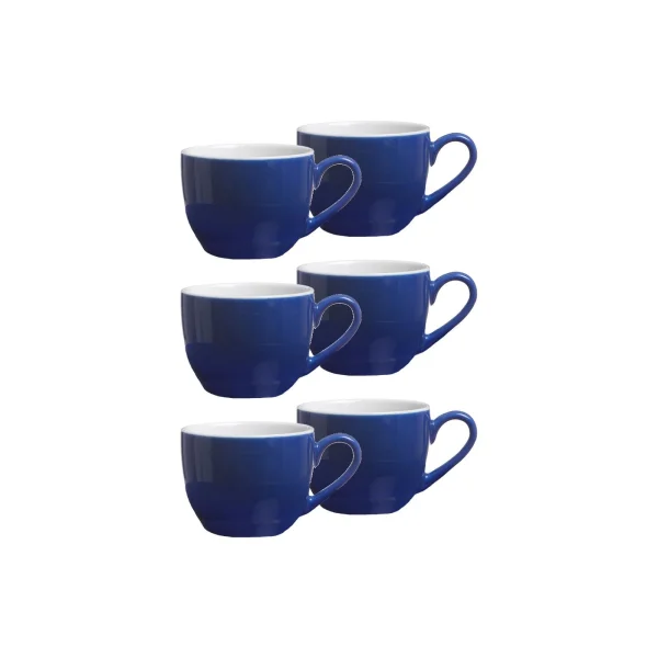 Ritzenhoff & Breker DOPPIO Espressotasse 80 Ml Indigo Blau 6er Set – A 1