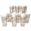 Null 12er Set Latte Macchiato Glas 39cl Stapelbar Coffee Dekor 25