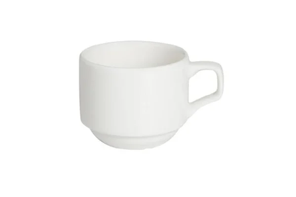 Null Tasse Dove Stapelbar 90ml, Ohne Untertasse (6 Stück) Von CHEFGASTRO 1