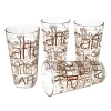 Null 4er Set Latte Macchiato Glas 39cl Stapelbar Coffee Dekor 7