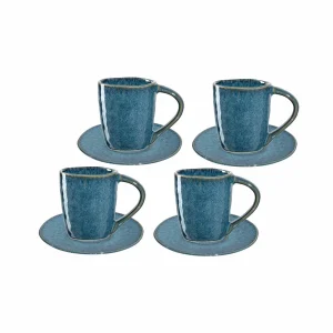 Leonardo MATERA Cappuccino Set Blau 8-teilig 15