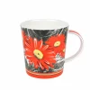 Null 4er Set Becher Diamantporzellan Modern Gerbera-Dekor – 4742 23