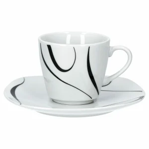 Null 6er Set Espressotasse 10cl Mit Espressountertasse 12,1cm Caviano 15