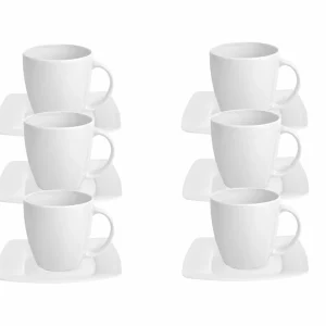 Null 6er Set Espressotasse Mit Untertasse Black Flower 13