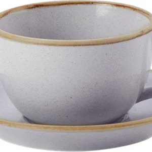 Churchill Rustics Line Kaffeetasse ø10x(H)8cm 355ml Schwarz, Ohne Untertasse (6 Stück) Von CHEFGASTRO 19