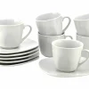 Null 6er Set Espressotasse 11cl Mit Untertasse 12,3cm Serie Atrium 23