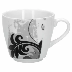 Null 6er Set Espressotasse Mit Untertasse Black Flower 21