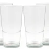 Null 4er Set Latte Macchiato Blancho Glas – 39cl Kaffeeglas Stapelbar Ohne Dekor 25