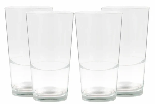 Null 4er Set Latte Macchiato Blancho Glas – 39cl Kaffeeglas Stapelbar Ohne Dekor 1