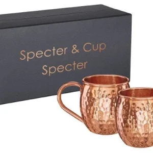 Null 2er Set Mule Becher Kupferbecher Mit Trinkhalmen 500 Ml In Kupfer Edelstahl 11