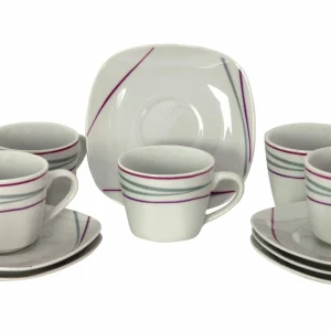 Null 6er Set Espressotasse 10cl Mit Untertasse 12cm Silver Night 13