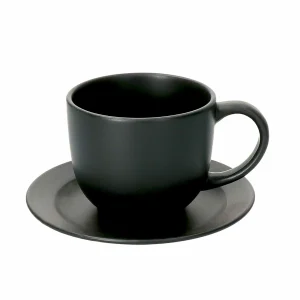 Null 18-tlg. Kaffeeservice Londen Lampart Nero Schwarz 15