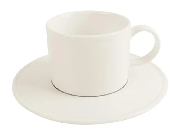 Null Tasse Line Stapelbar Weiß 80ml, Ohne Untertasse (6 Stück) Von CHEFGASTRO 1