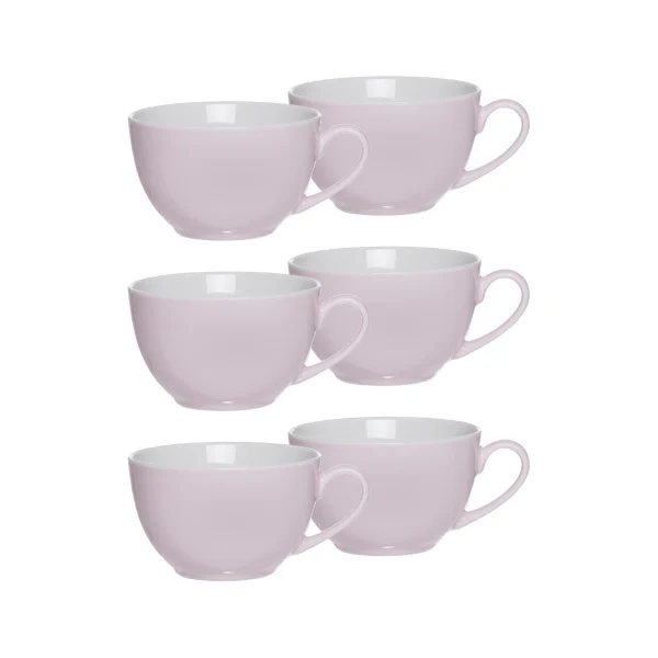 Ritzenhoff & Breker DOPPIO Kaffeetasse 200 Ml Rosé 6er Set – A 1