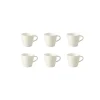 Villeroy & Boch Manufacture Rock Espressotasse Weiß 60 Ml 6er Set 25