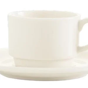 Null Tasse Crema Stapelbar 90ml, Ohne Untertasse (12 Stück) Von CHEFGASTRO 13