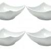 Null 4x Dipschalen Melamin Set Weiß 754 Snackschale Servierschale Klein Mini Saucenschälchen Soja 23