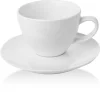 Null Tasse Bianco Elegant Mit Untertasse 90ml (12 Stück) Von CHEFGASTRO 23