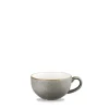 Churchill Stonecast Cappucino-Tasse Peppercorn Grey ø11cm 340ml Grau, Ohne Untertasse (12 Stück) Von CHEFGASTRO 25