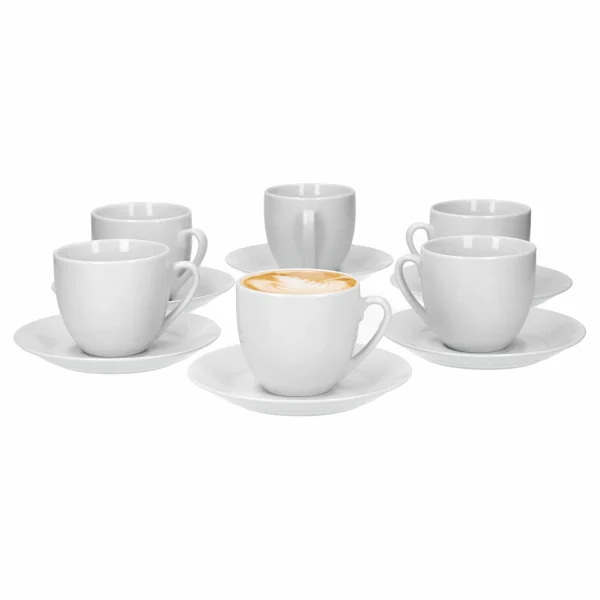 Null 6er Set Kaffeetasse Mit Untertasse Celebration 5