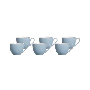 Null 4er Set Nordic Blau Doppio Espresstassen Mit Untertassen – 406474 + 406481 11