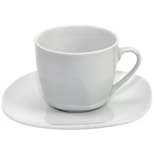 Null 2tlg Set Kaffeetasse 25cl Mit Untertasse 14,8cm Silver Night 17