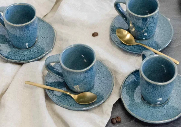 Leonardo MATERA Espresso Set Grün 8-teilig 8