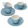 Null 4er Set Nordic Blau Doppio Espresstassen Mit Untertassen – 406474 + 406481 23