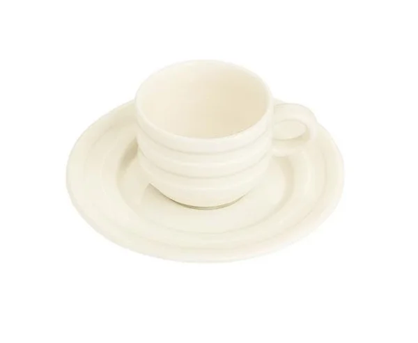 Null Tasse Perla Mit Untertasse 90 Ml (12 Stück) Von CHEFGASTRO 1