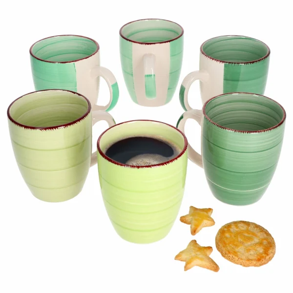 Null 6er Set Kaffeebecher Green Baita 1