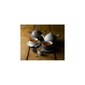 Churchill Stonecast Cappucino-Tasse Peppercorn Grey ø11cm 340ml Grau, Ohne Untertasse (12 Stück) Von CHEFGASTRO 21